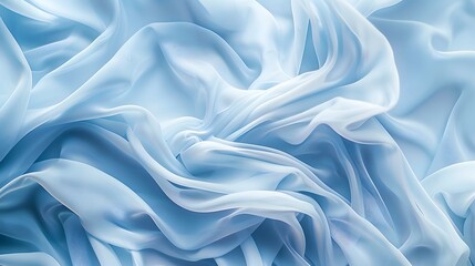 Obraz premium Soft Fabric: A soft fabric background with gentle folds and textures, suitable for clothing or textile products. 
