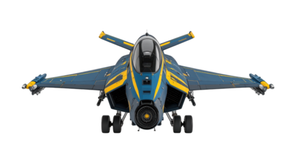 Supersonic military aircraft demonstrates advanced aviation technology in the vast sky