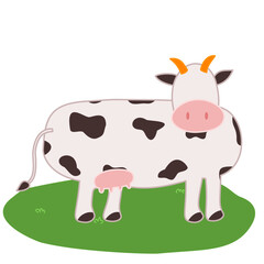 funny cow cartoon eid adha sacrificial animal