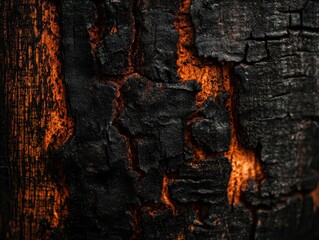Charred Wood Texture