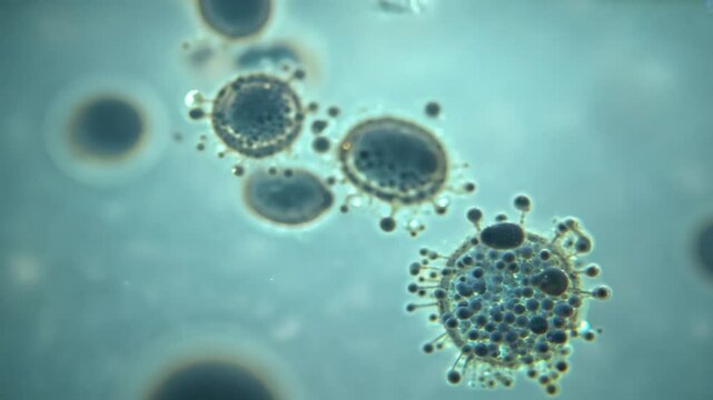 Microbes Reproduce by Self-Replication