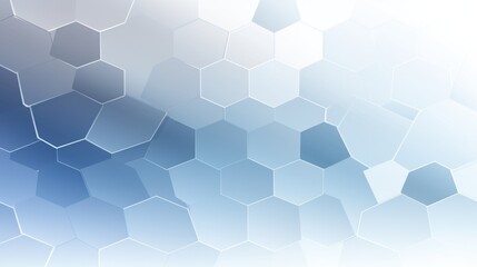 Obraz premium Abstract geometric pattern of light blue hexagons.