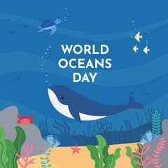 바다의날 일러스트