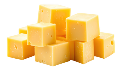 Assortment of delicious cheese wheels and wedges, a feast for the senses delicious