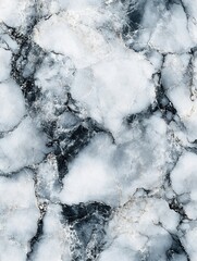 White Gray Black Marble Texture Swirling Pattern Background