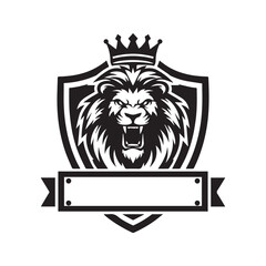 Lion Mascot Logo – Powerful Roaring Beast Head for Sports, Gaming, and Brand Identity Design