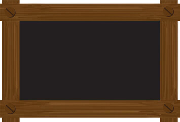 Illustration of School Blackboard with space area for text