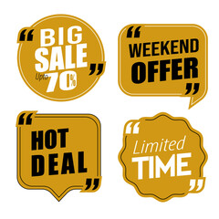 Editable Sale offer modern style stickers, labels for Discount, sale vector ,Special offer discount label with different sale percentage. off with transparent background ,sale offer, Special Offer