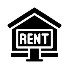 rental glyph icon