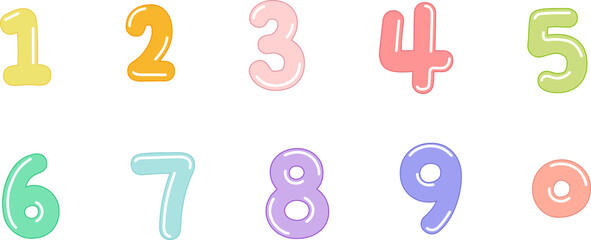 숫자 일러스트 그래픽 디자인 이미지 