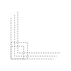 Dash Line Corner