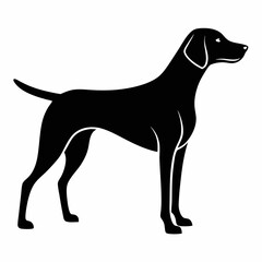 dog silhouette vector