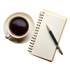 Morning Coffee and Notebook: A Perfect Start to Your Day