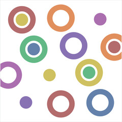 Circle colorful pattern for background vector illustration