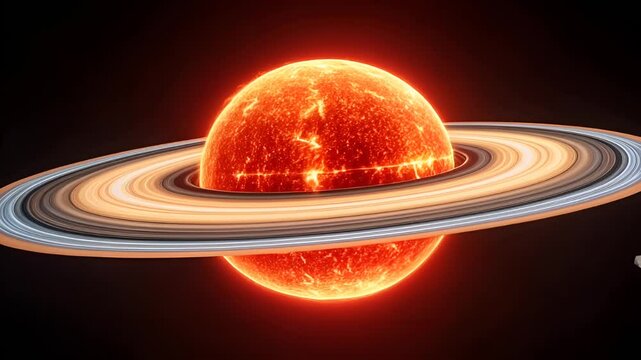 A digital space scene showing the Sun's powerful energy