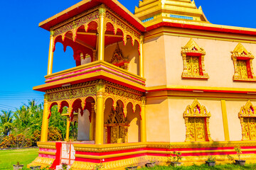 Fototapeta premium Wat Phol Phao buddhist temple best temples Luang Prabang Laos.