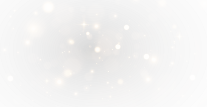 PNG white and gold sparkle with starburst glow and glitter.