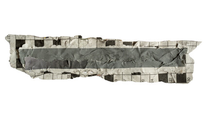 Fototapeta na wymiar A collage of torn newspaper for using as a ripped message background