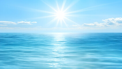 Ocean Sunlight Sky Cloudscape