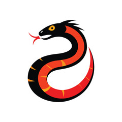 Obraz premium ouroboros snake vector art illustration