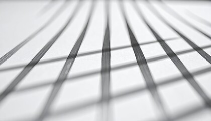 Closeup of pristine white paper sheet, a blank for creativity and design