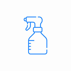 sprayer or spray bottle icon sign vector