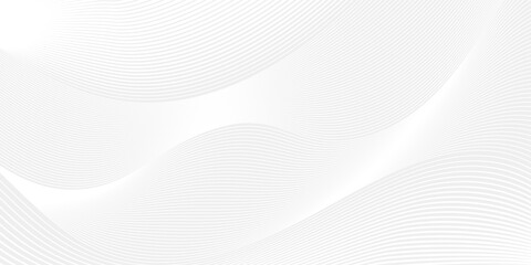 Premium background design with diagonal line pattern in grey colour. Vector white horizontal template for business banner, formal invitation backdrop, luxury voucher, prestigious gift certificate