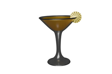 glass of martini