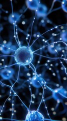 Neuron network illustration
