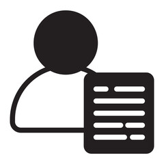 supervisor glyph icon