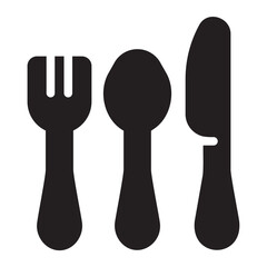 cutlery glyph icon