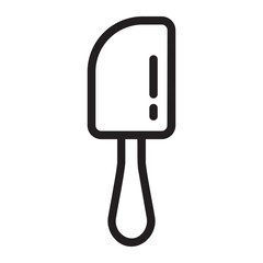 spatula line icon