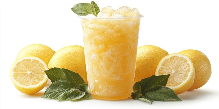 This image of a refreshing lemon drink surrounded by lemons is perfect for websites or blogs focusing on beverages, recipes, summer, healthy drinks, or citrus.

