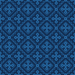 Seamless oriental geometric ethnic pattern for printing