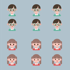 어린이 표정