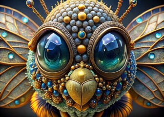 illustration of a bee wallpaper 