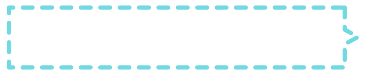 Dialogue Text box with dashed line
