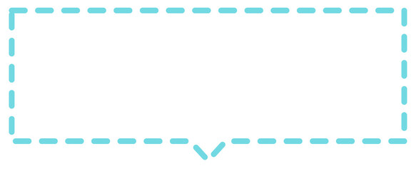 Dialogue Text box with dashed line
