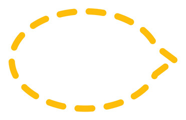 Round Text box with dashed line
