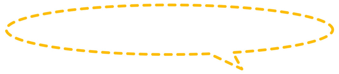 Round Text box with dashed line
