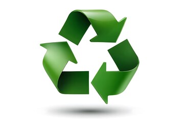 Obraz premium Green Recycling Symbol Sustainable Eco Friendly Arrows Environment Conservation