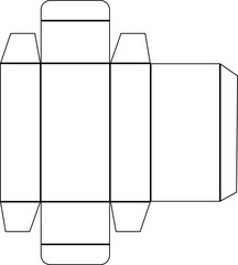Dieline Box Tamplate, packaging design templates
