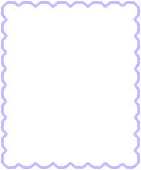 Wave Line Border Frame