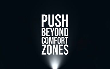 Pushing beyond comfort zones a journey to personal growth in a motivational environment