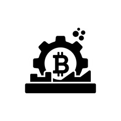 Bitcoin in Factory Gear System for Industrial Cryptocurrency