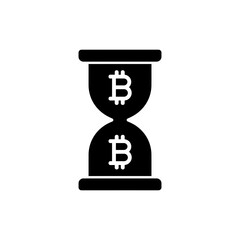 Bitcoin in Hourglass Sand for Time-Sensitive Cryptocurrency Investment