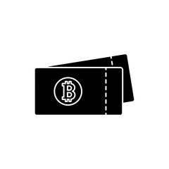 Bitcoin Printed on Train Ticket - Cryptocurrency and Travel Industry