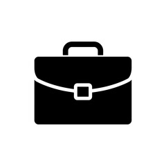Briefcase with Clasp in Center - Professional and Secure Business Icon