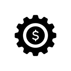 Obraz premium Coin Inside Cog Assembly for Financial Technology Innovation