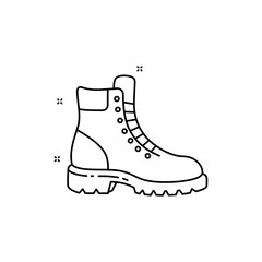 Construction Boots with Rugged Sole and Ankle High Design - Protective Footwear